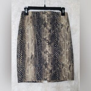 Express Design Studio Snakeskin Print Pencil
Skirt - Size 2